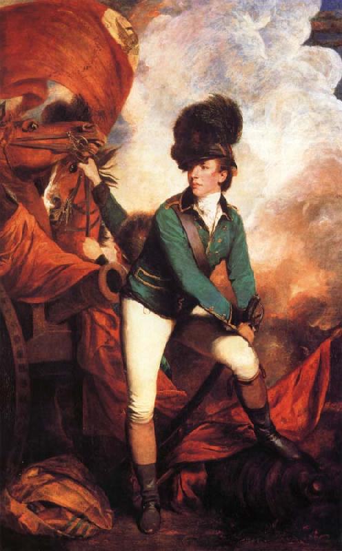 REYNOLDS, Sir Joshua Lieutenant-Colonel Banastre Tarleton china oil painting image